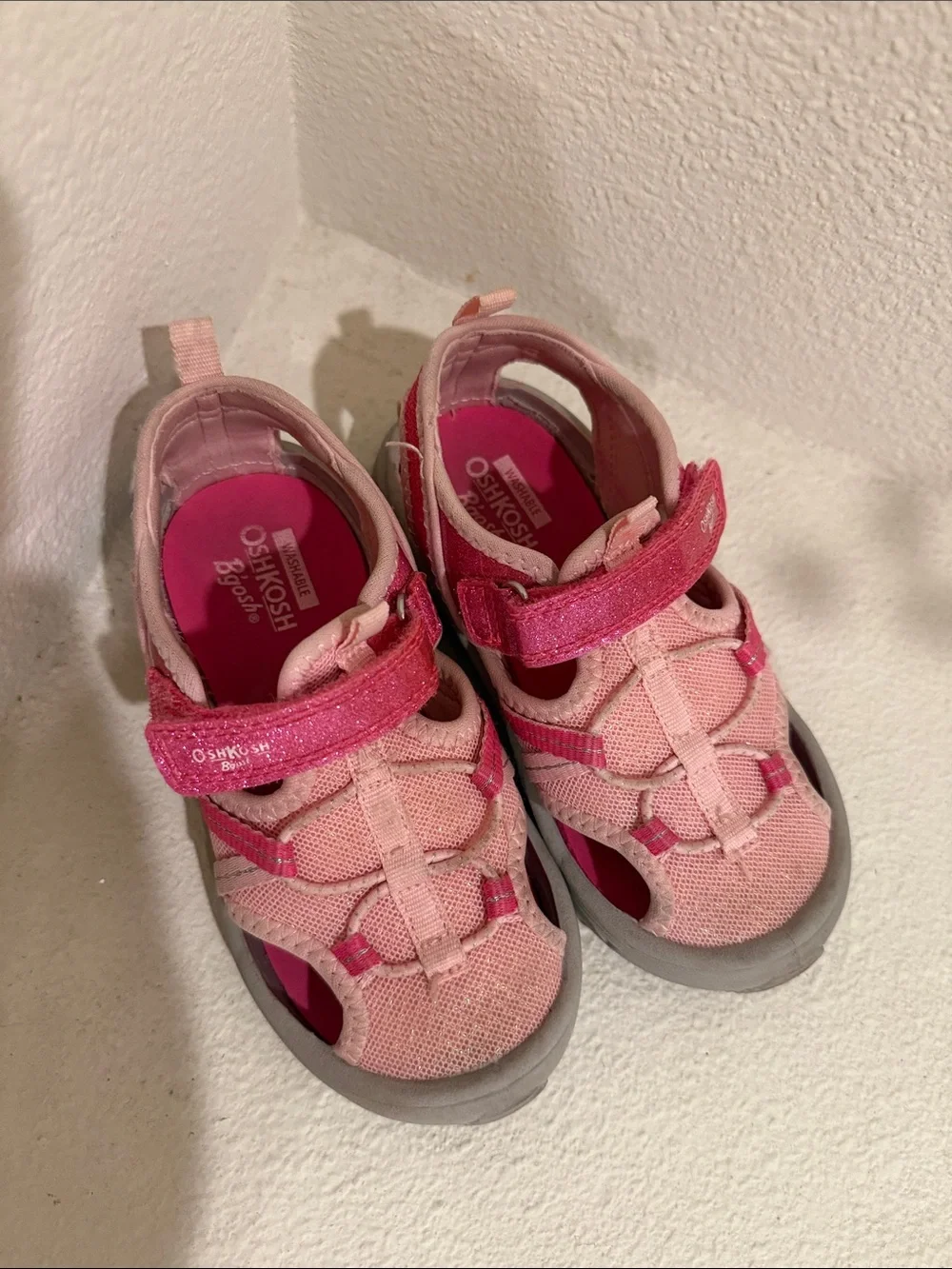 Kids Pink Open-Toe Active Sandals - OshKosh B’gosh